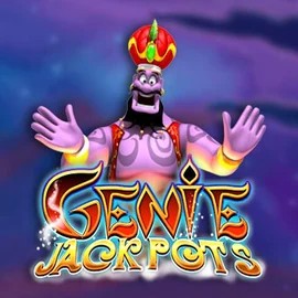 Genie Jackpots slot visual from Blueprint Gaming available on pelikaanifi.com