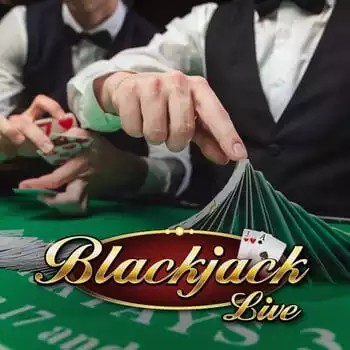Official Live Casino logo: Live Blackjack by Evolution at Pelikaani Casino