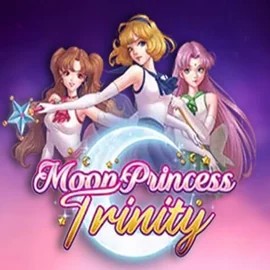 Moon Princess Trinity slot logo by Play'n GO at Pelikaani Casino