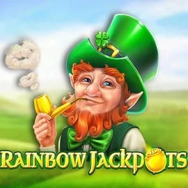 Rainbow Jackpots by Red Tiger Gaming, showcased at pelikaanifi.com – game logo