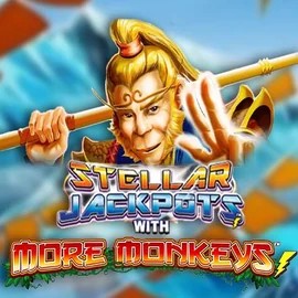 Stellar Jackpots with More Monkeys by Lightning Box Game, showcased at pelikaanifi.com – game logo