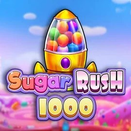 Sugar Rush 1000 slot logo by Pragmatic Play at Pelikaani Casino